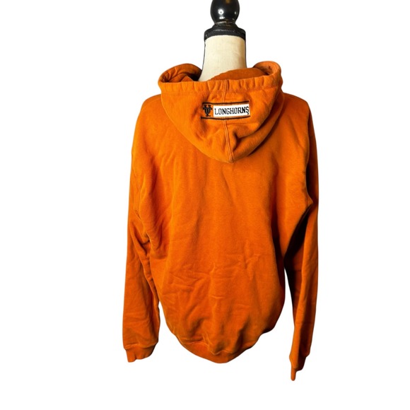 Texas Longhorns Orange Full Zip Hoodie Sweatshirt Mens XL University of Texas - Picture 4 of 14